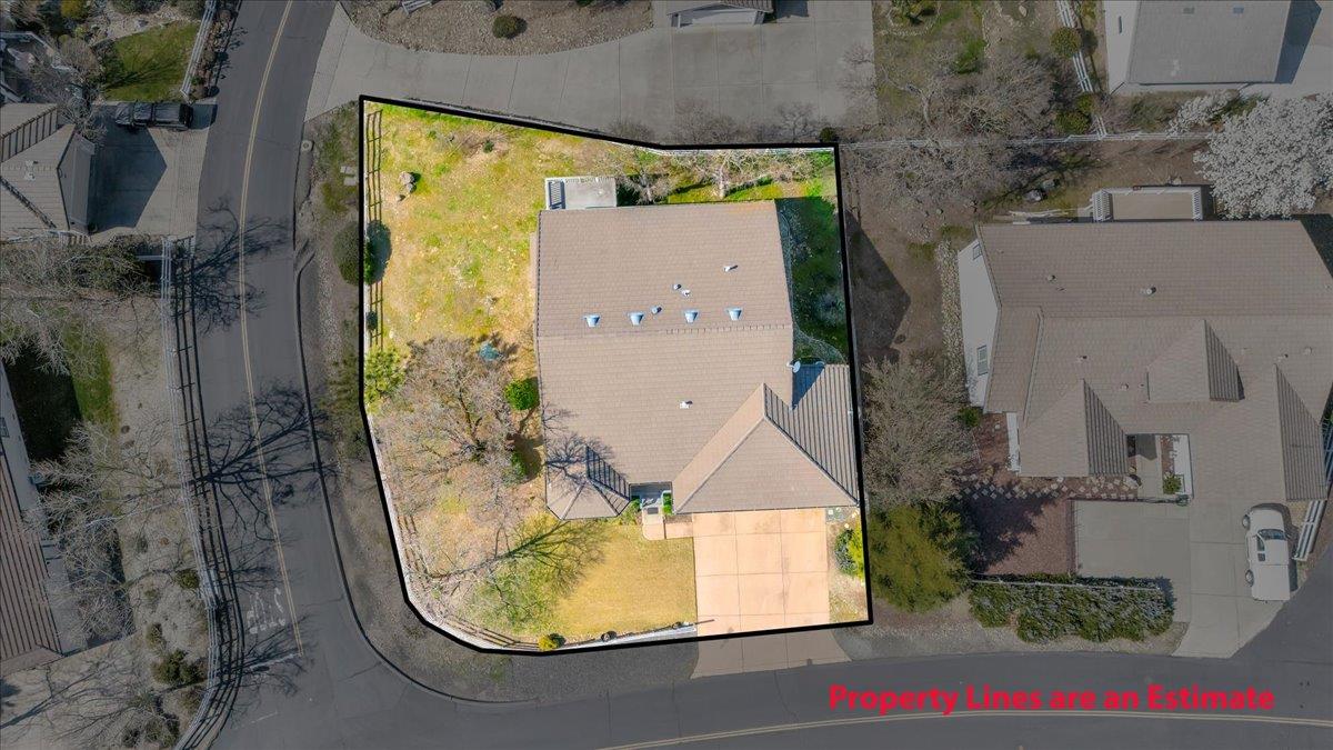 6250 Bluff View Road, Unit 60 Copperopolis, CA 95228 - Photo 44 of 75 an aerial view of a house with a swimming pool