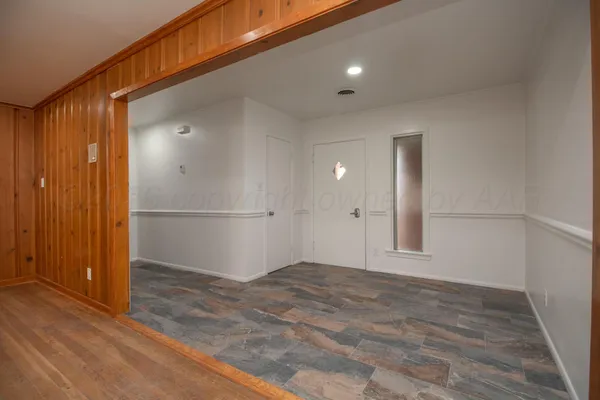 a view of empty room