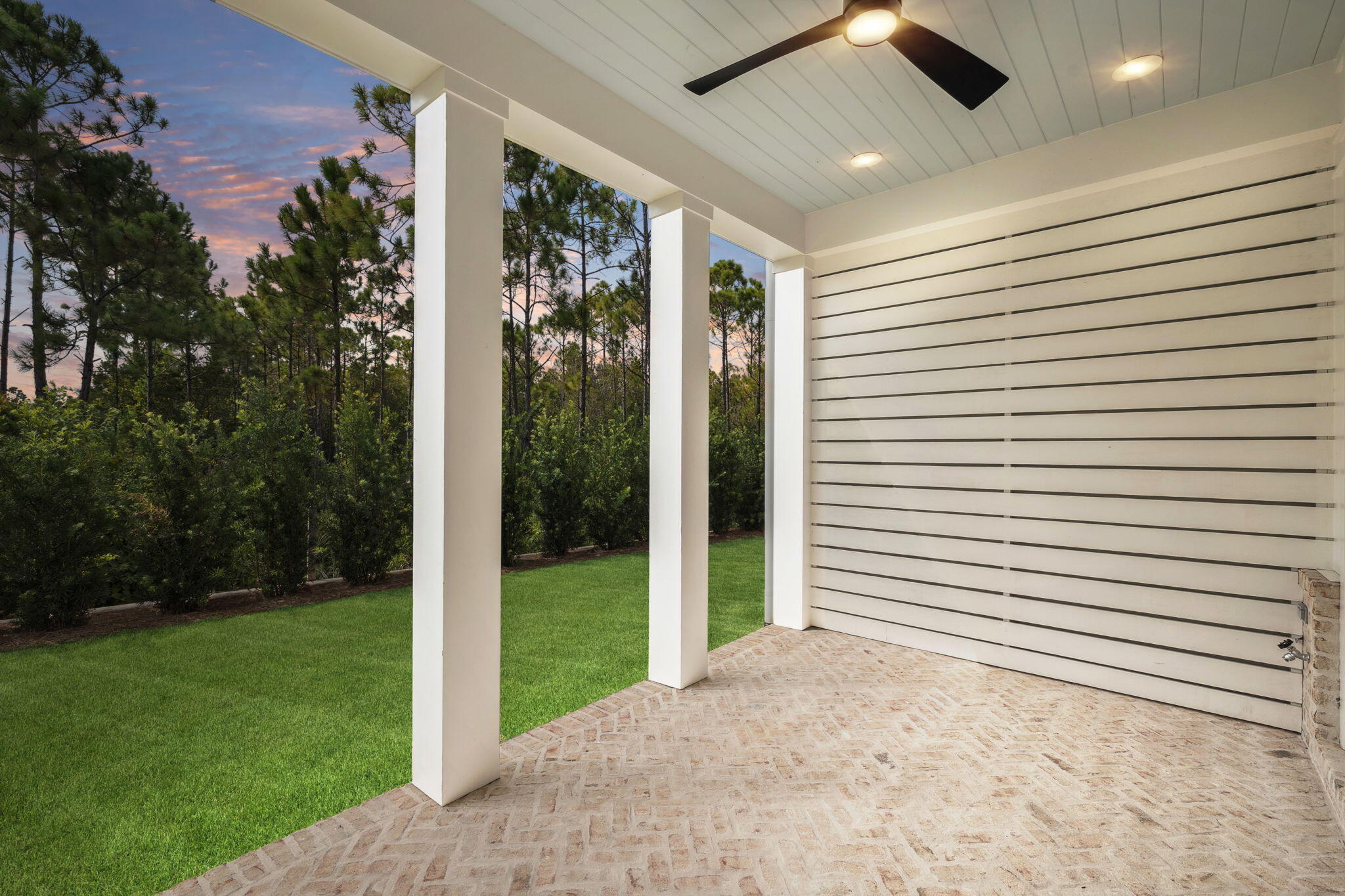 45 Grove Townhomes Place, Unit 101 Santa Rosa Beach, FL 32459 - Photo 20 of 36 a view of a porch with a backyard