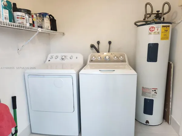 a view of a backyard with plants