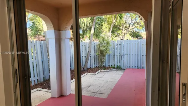a view of a entryway door of the house