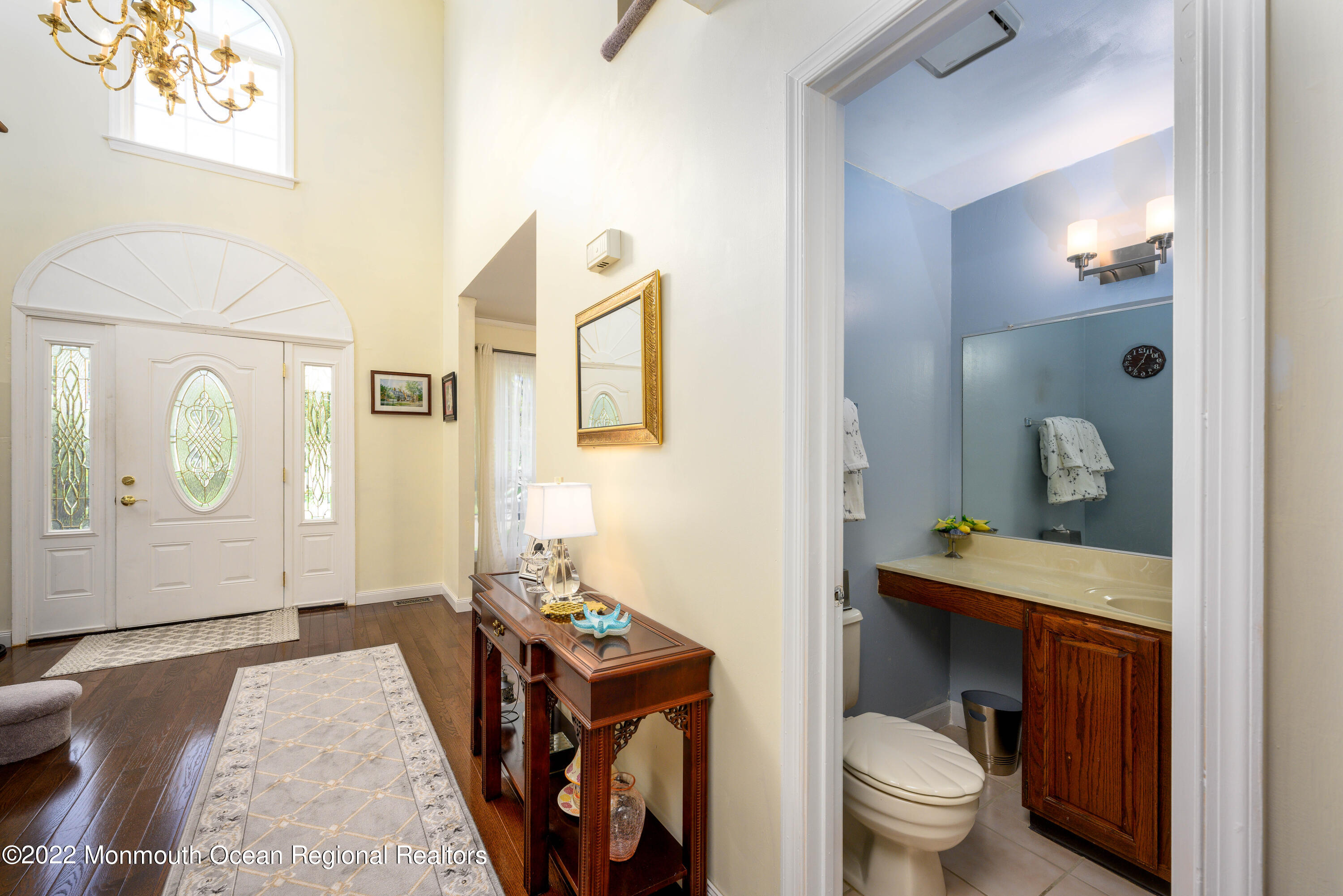 9 Metedeconk Road Howell, NJ 07731 - Photo 10 of 25 a spacious bathroom with a granite countertop toilet sink and mirror