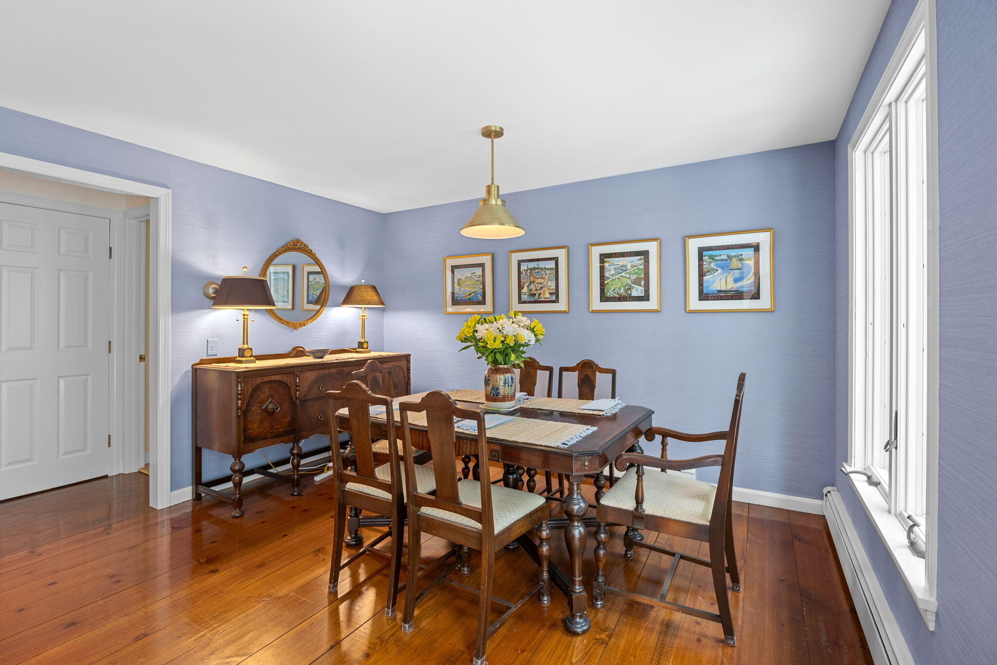 17 Cres Ridge Way Orleans, MA 02653 - Photo 20 of 47 a view of a dining room with furniture window and wooden floor