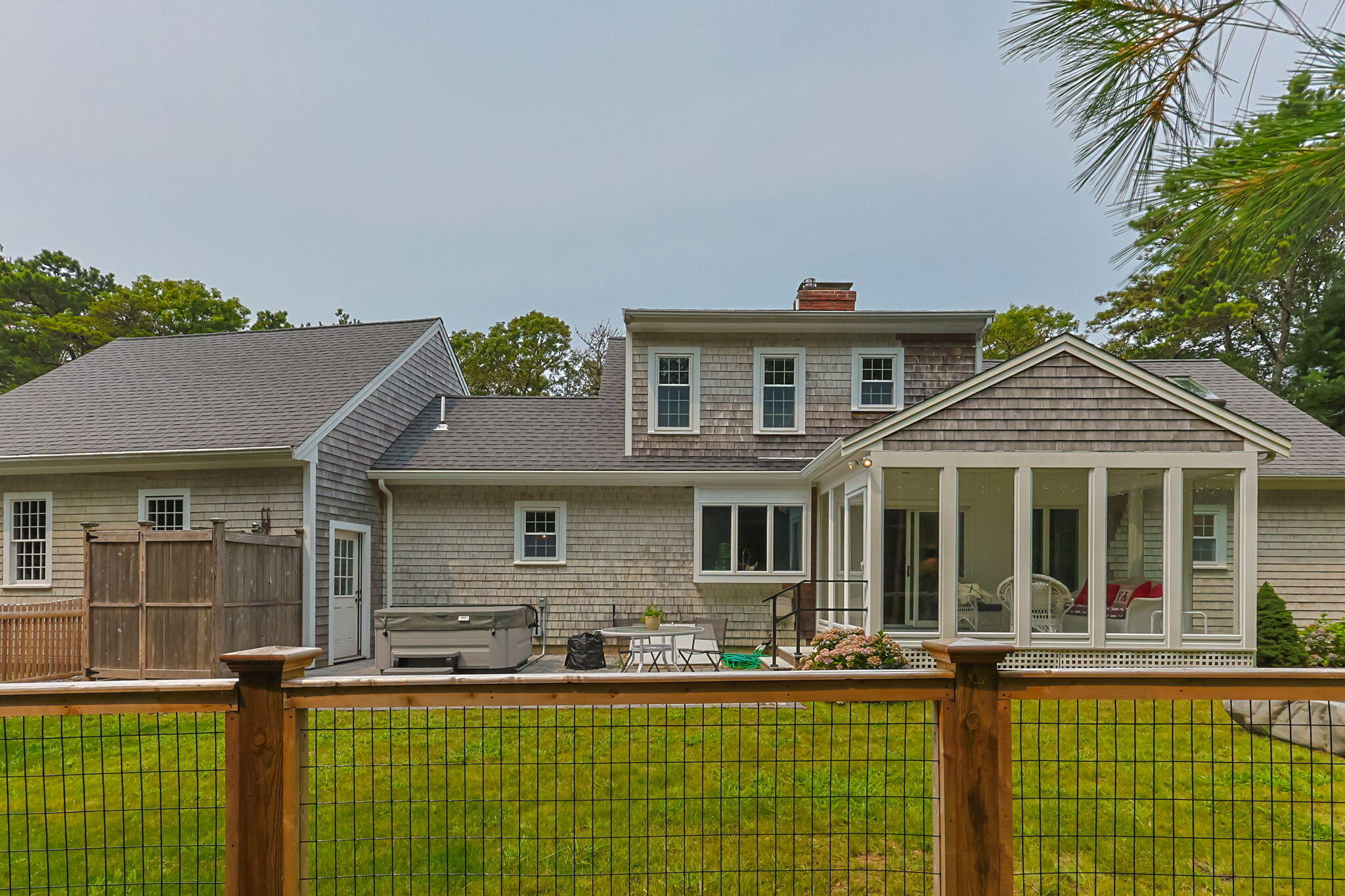 17 Cres Ridge Way Orleans, MA 02653 - Photo 39 of 47 a view of a white house with a large windows