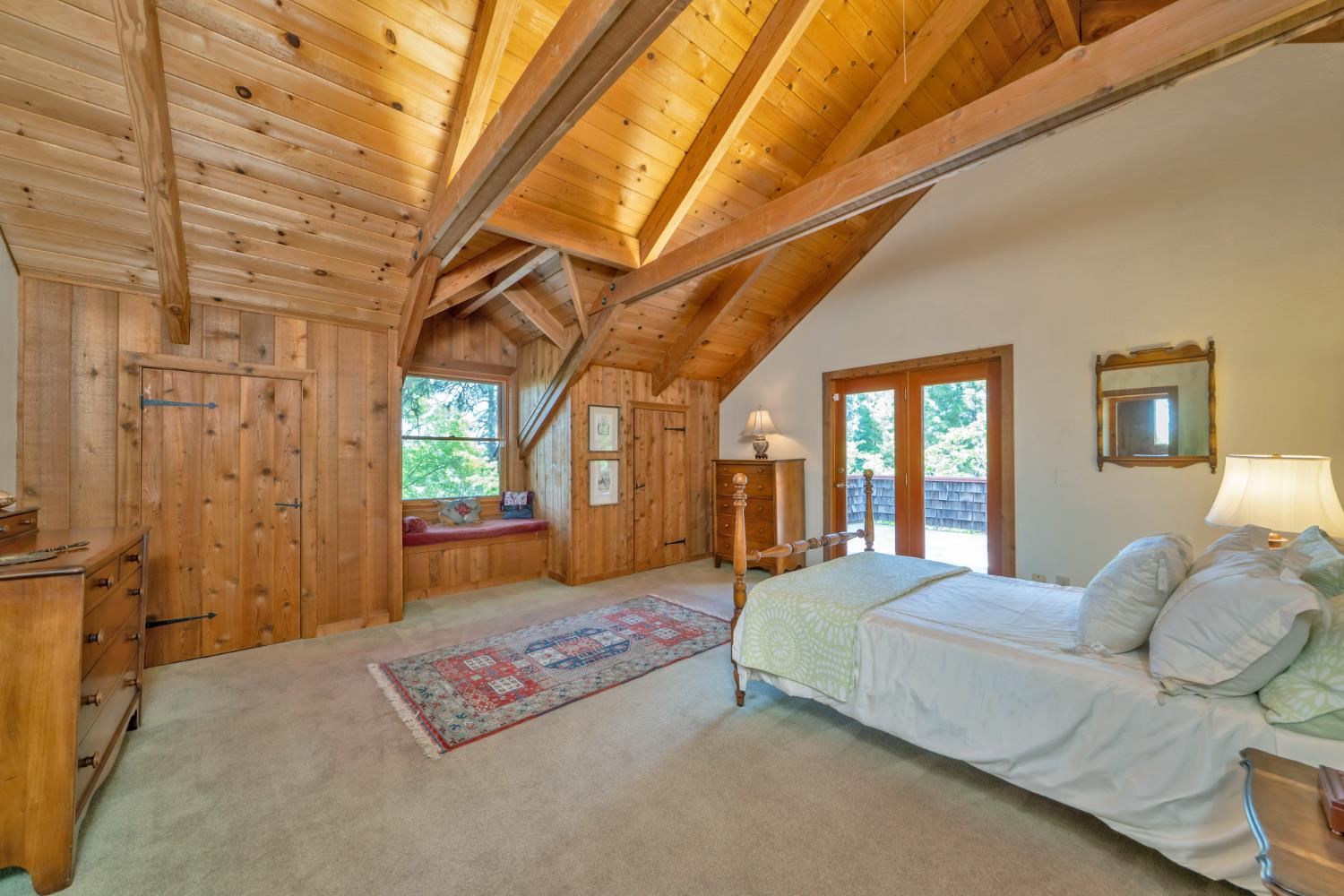 2399 Kingsgate Road Placerville, CA 95667 - Photo 38 of 89 a spacious bedroom with a bed and large windows