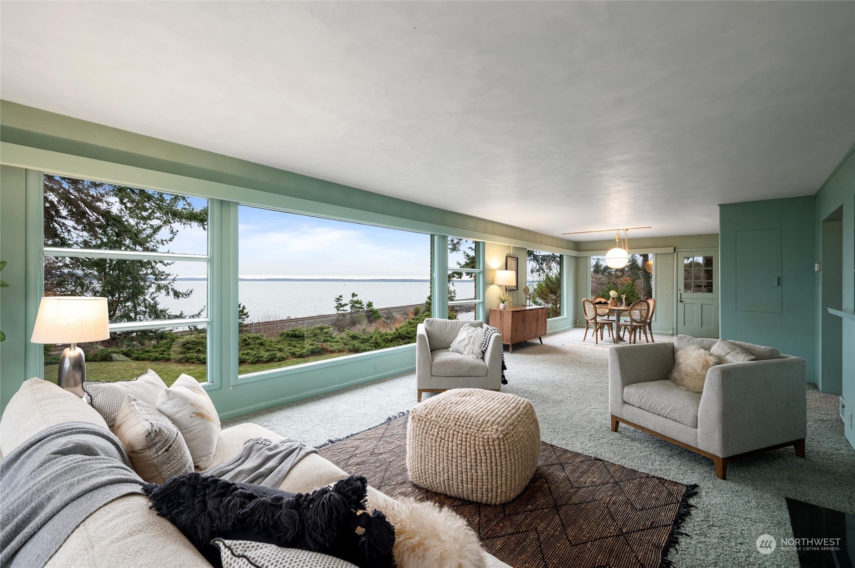 101 Willow Road Bellingham, WA 98225 - Photo 12 of 40 a living room with furniture and a large window