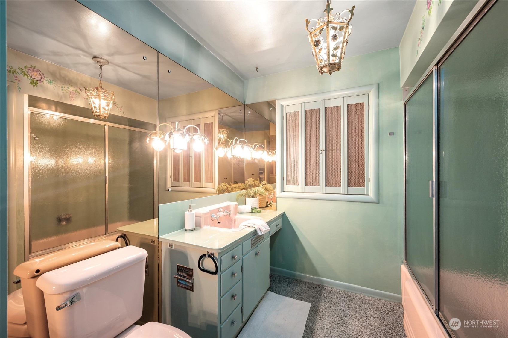 101 Willow Road Bellingham, WA 98225 - Photo 22 of 40 a bathroom with a sink a toilet and shower