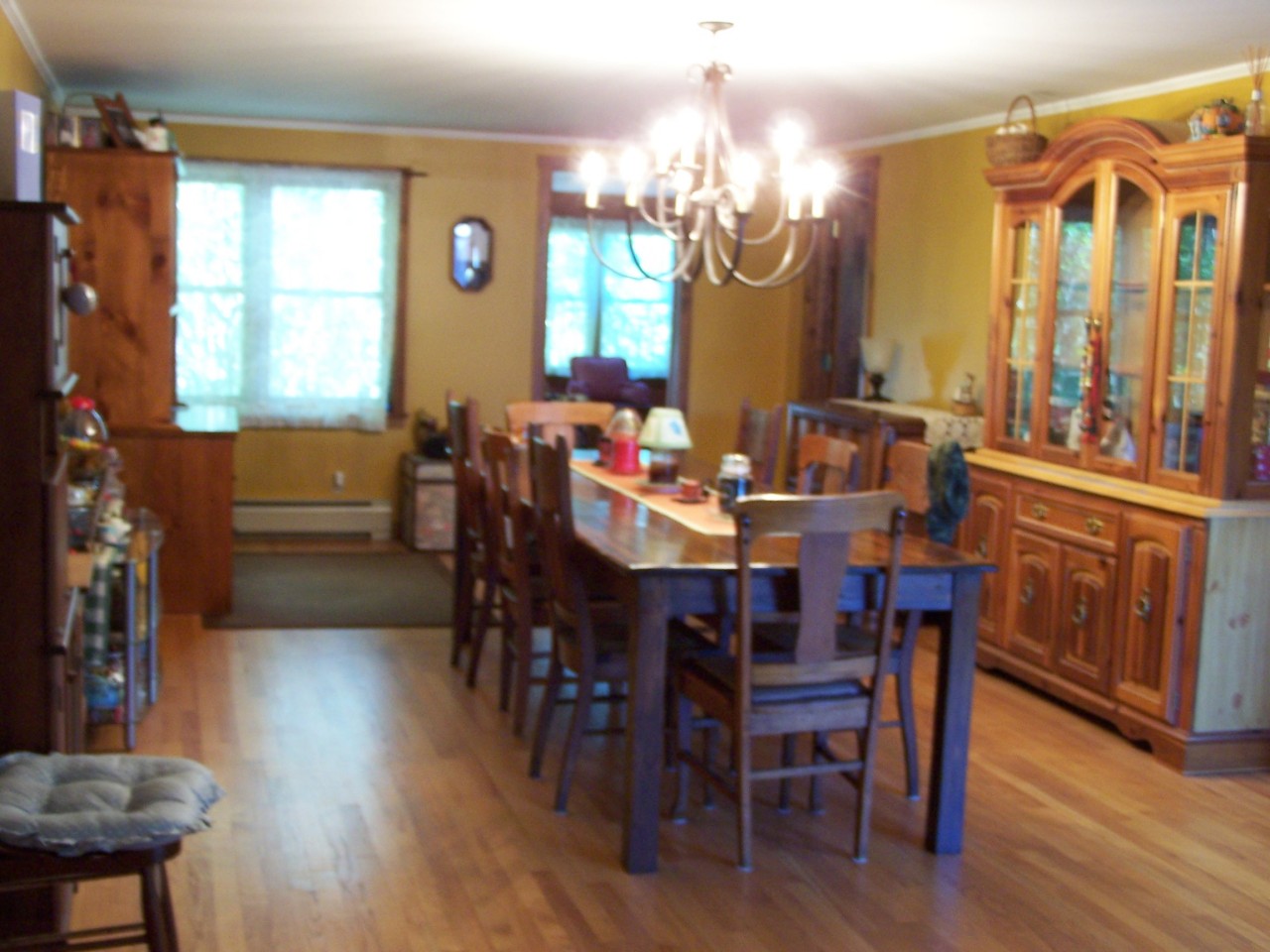 879 Wade Inn Road Becket, MA 01223 - Photo 25 of 29 a view of a dining room with furniture and window