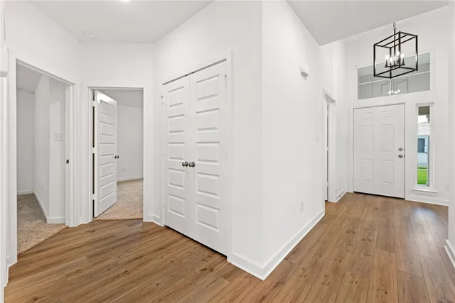 wooden floor in an empty room