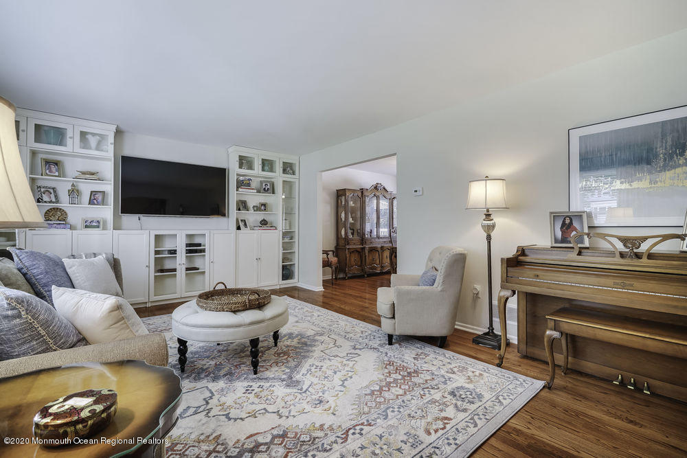 34 Hawthorne Road Red Bank, NJ 07701 - Photo 11 of 54 Living room with access to dining room