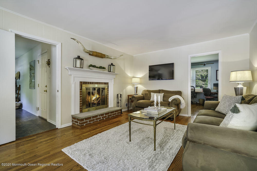 34 Hawthorne Road Red Bank, NJ 07701 - Photo 20 of 54 Family Room with fireplace