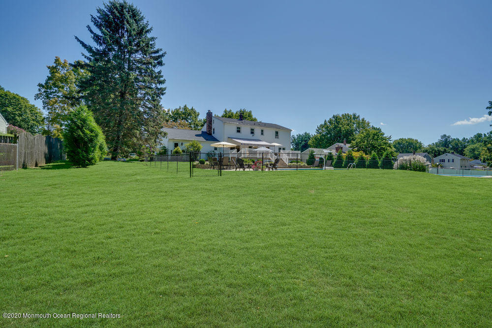 34 Hawthorne Road Red Bank, NJ 07701 - Photo 53 of 54 Spacious yard beyond the pool
