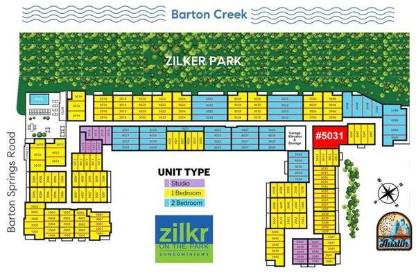 $599,900 | 1900 Barton Springs Road, Unit 5031, Austin, TX 78704