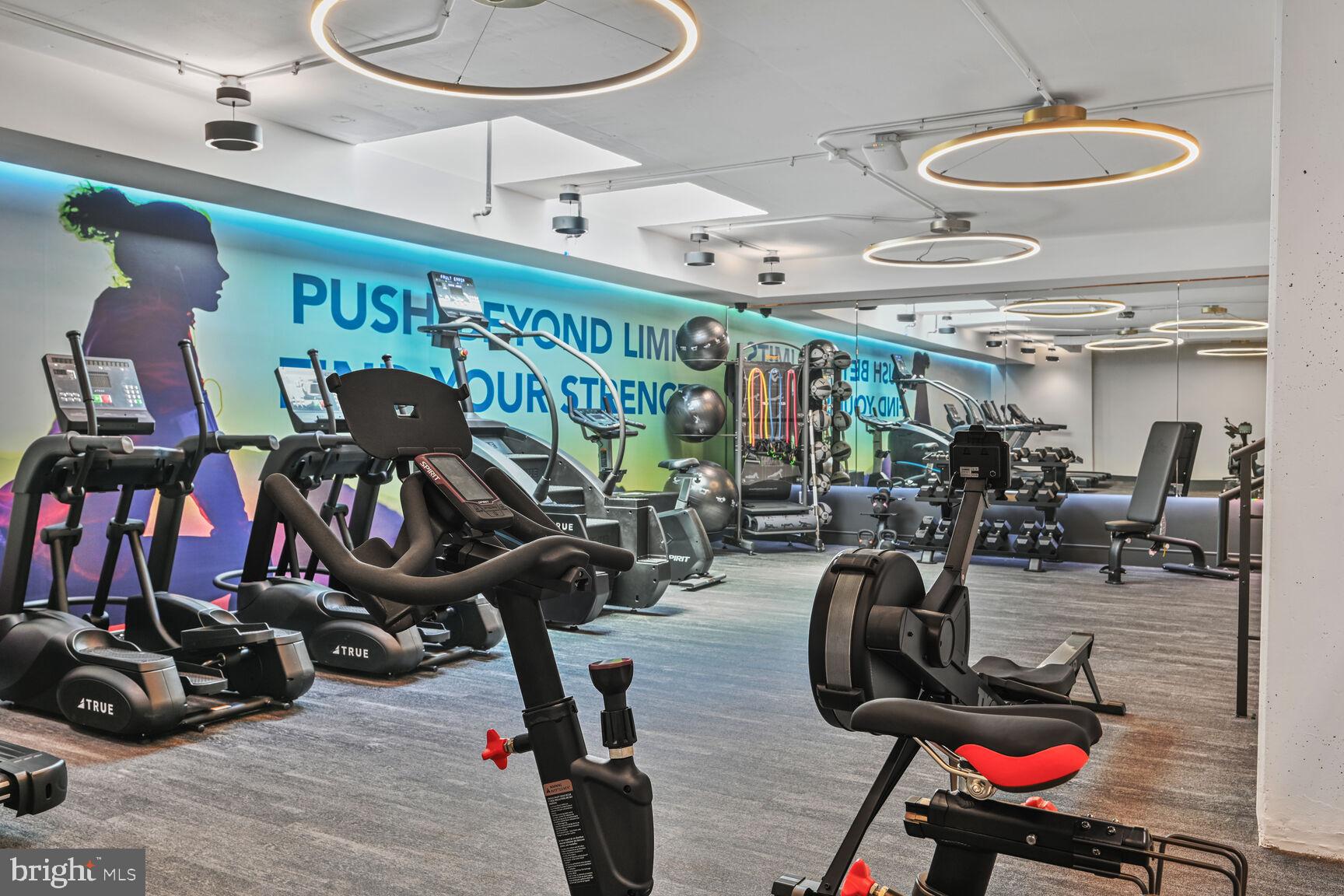 950 3rd Street Northwest, Unit 402 Washington, DC 20001 - Photo 14 of 37 a view of a room with gym equipment