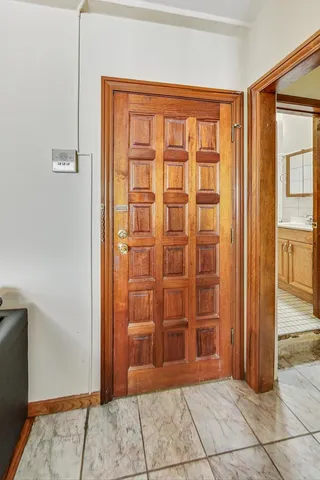 a view of front door