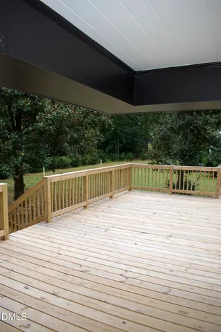 a view of balcony and deck