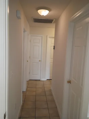 a view of hallway with window