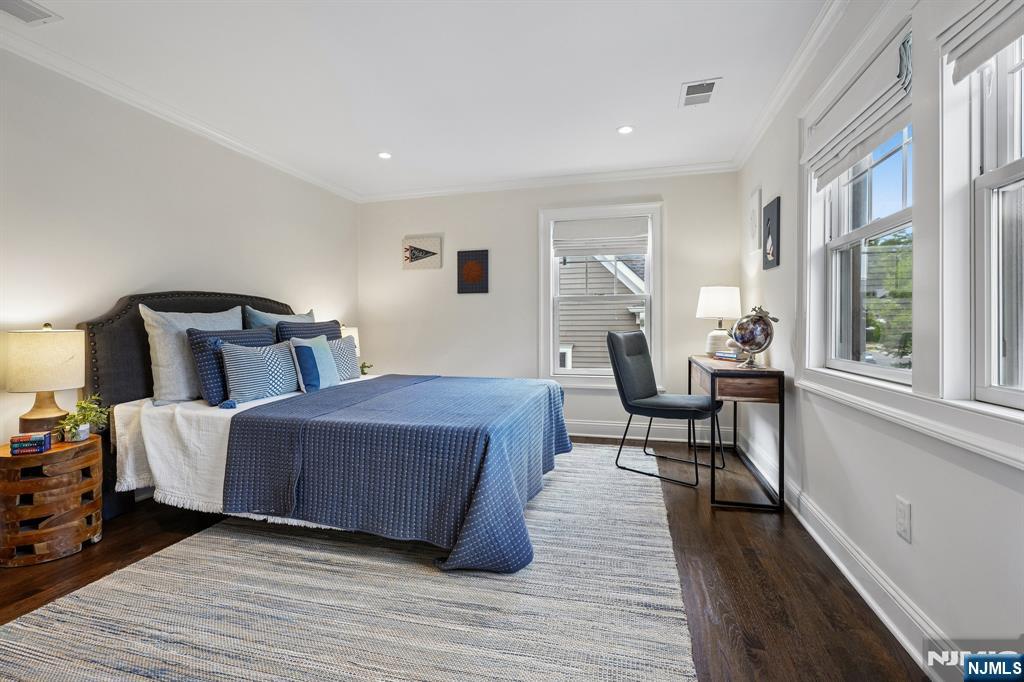 11 Mt Vernon Road Montclair, NJ 07043 - Photo 26 of 49 a bedroom with bed and wooden floor