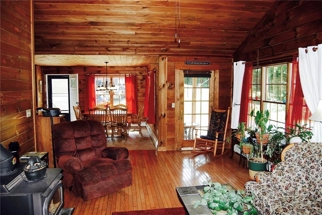 943 West Alna Road Alna, ME 04535 - Photo 21 of 29 Living room into dining area