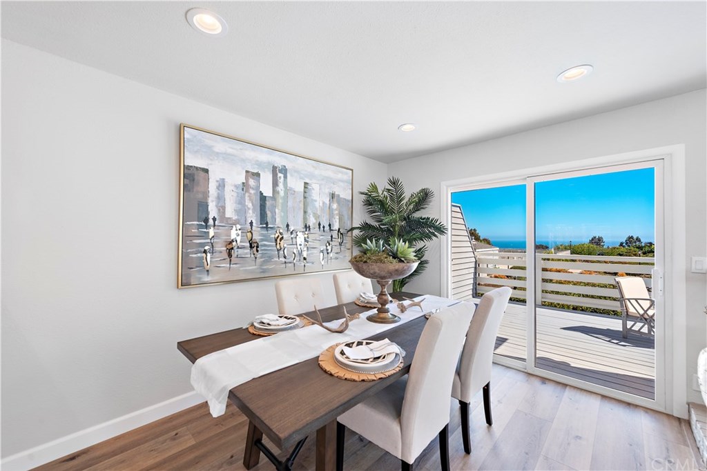 24592 Harbor View Drive, Unit A Dana Point, CA 92629 - Photo 4 of 32 Full ocean view from the dining room.