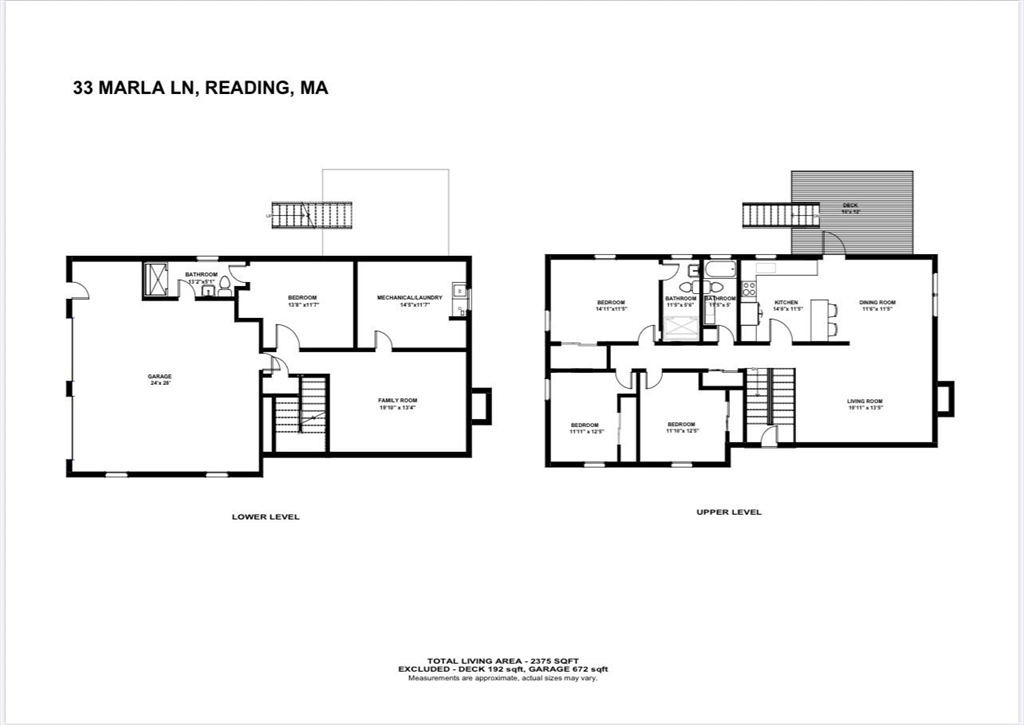33 Marla Lane Reading, MA 01867 - Photo 42 of 42 a picture of a floor plan