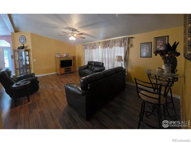 a large white room with a large window