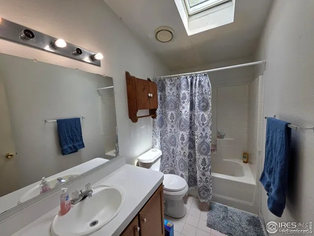 a view of street sign