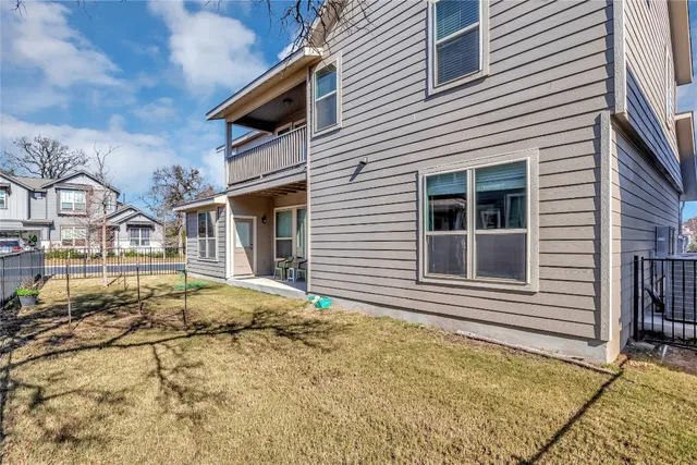 a view of a house with a patio