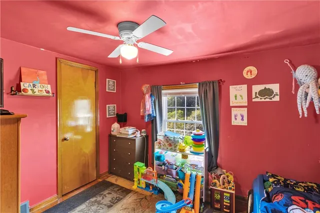 a play room with toys