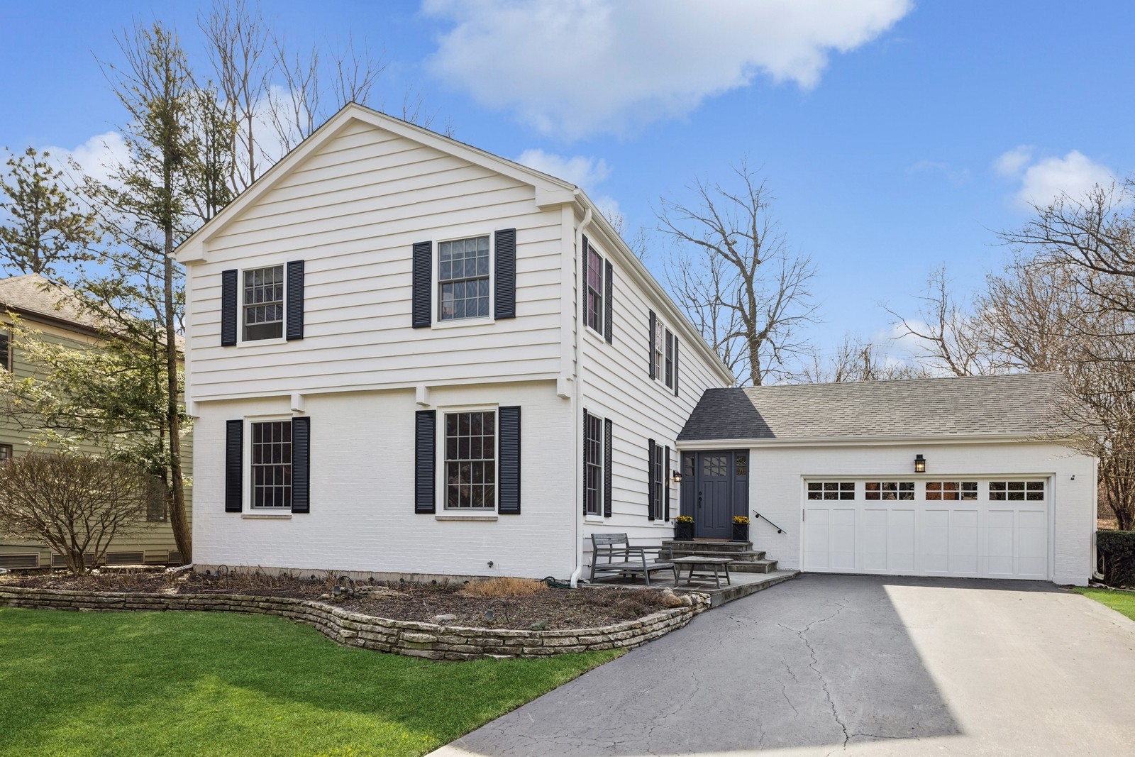 a view of house and outdoor space