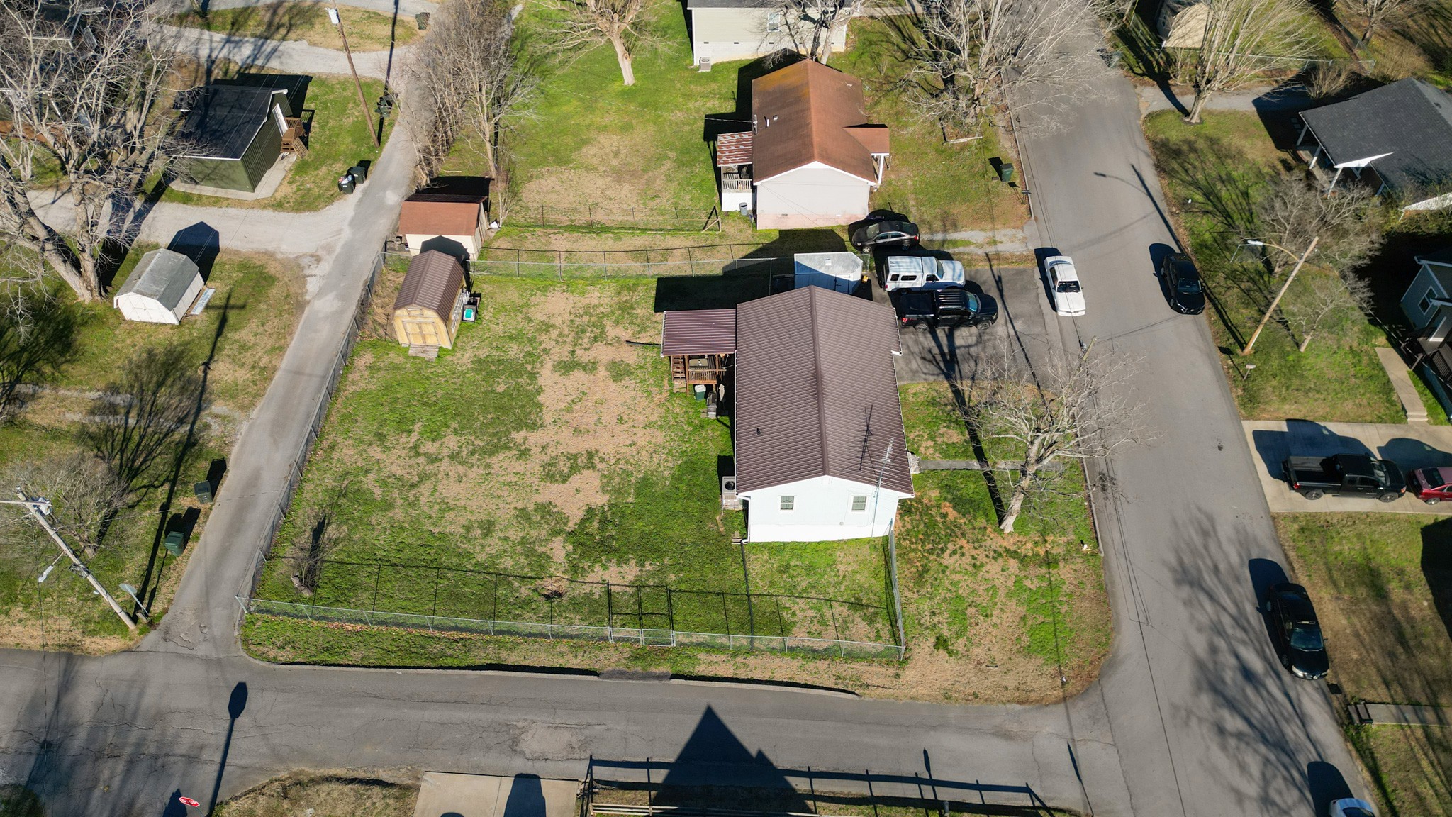 406 High Street Dickson, TN 37055 - Photo 19 of 24 an aerial view of residential houses with outdoor space
