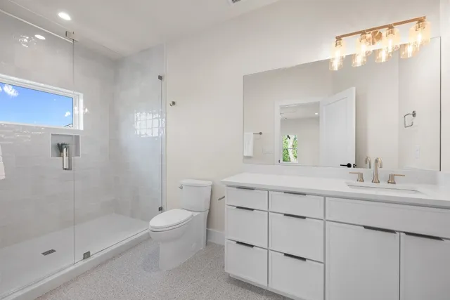 a view of a hallway with staircase