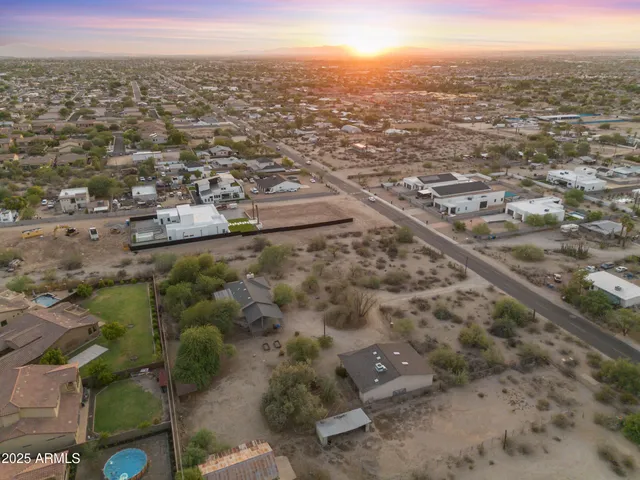 a view of city and mountain