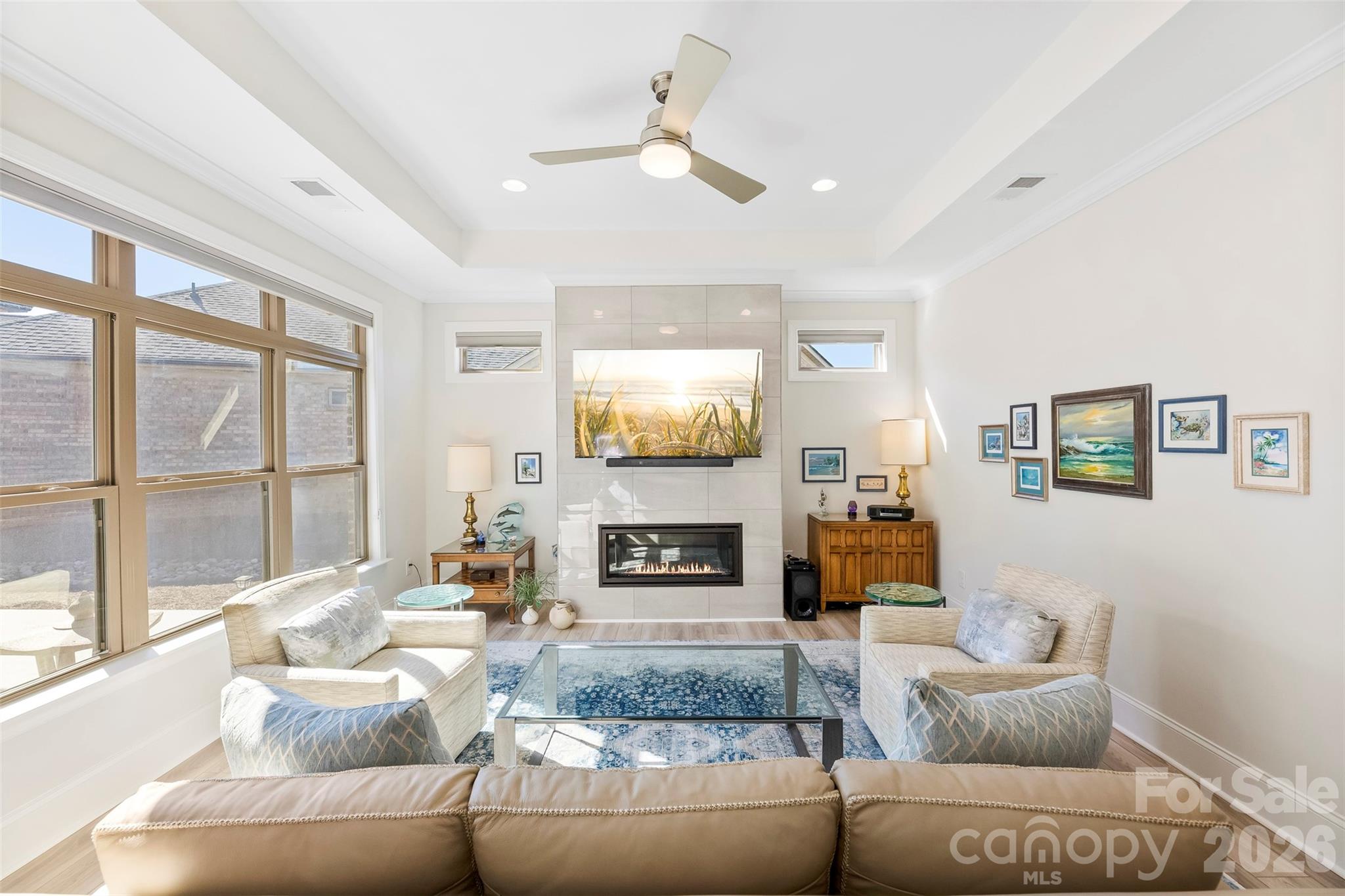 2014 New Style Way Fort Mill, SC 29708 - Photo 14 of 43 a living room with furniture fireplace and a large window