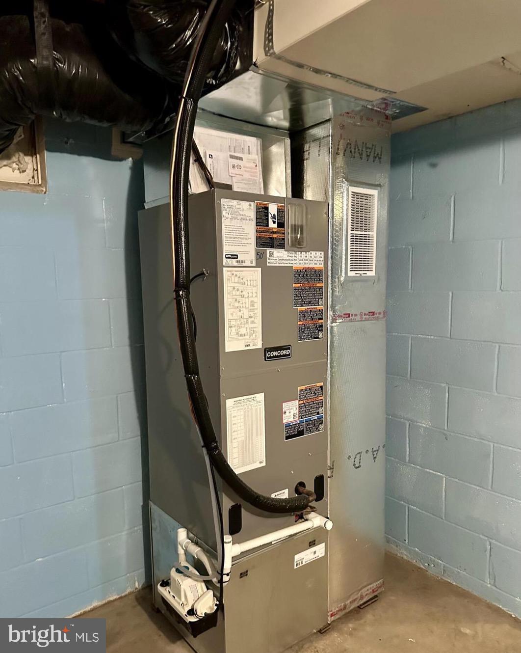 4805 Buffalo Run Road Port Matilda, PA 16870 - Photo 25 of 29 Modern HVAC system in a basement.