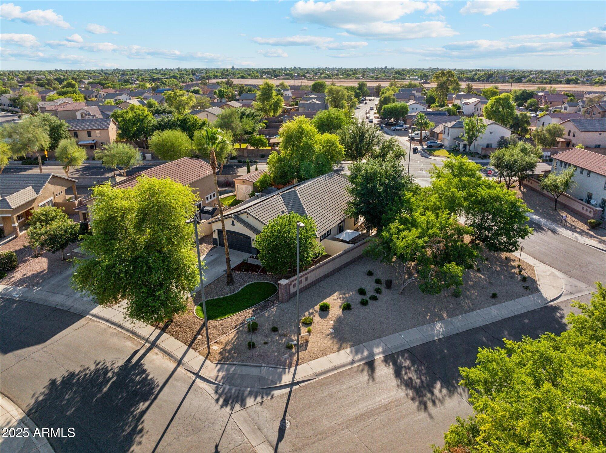 1924 South Rome Street Gilbert, AZ 85295 - Photo 27 of 60 an aerial view of residential houses with outdoor space