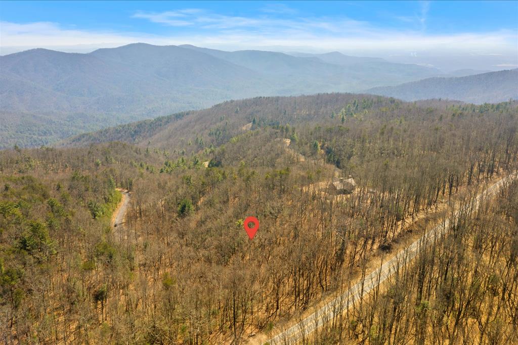 a view of mountain view with mountains in the background