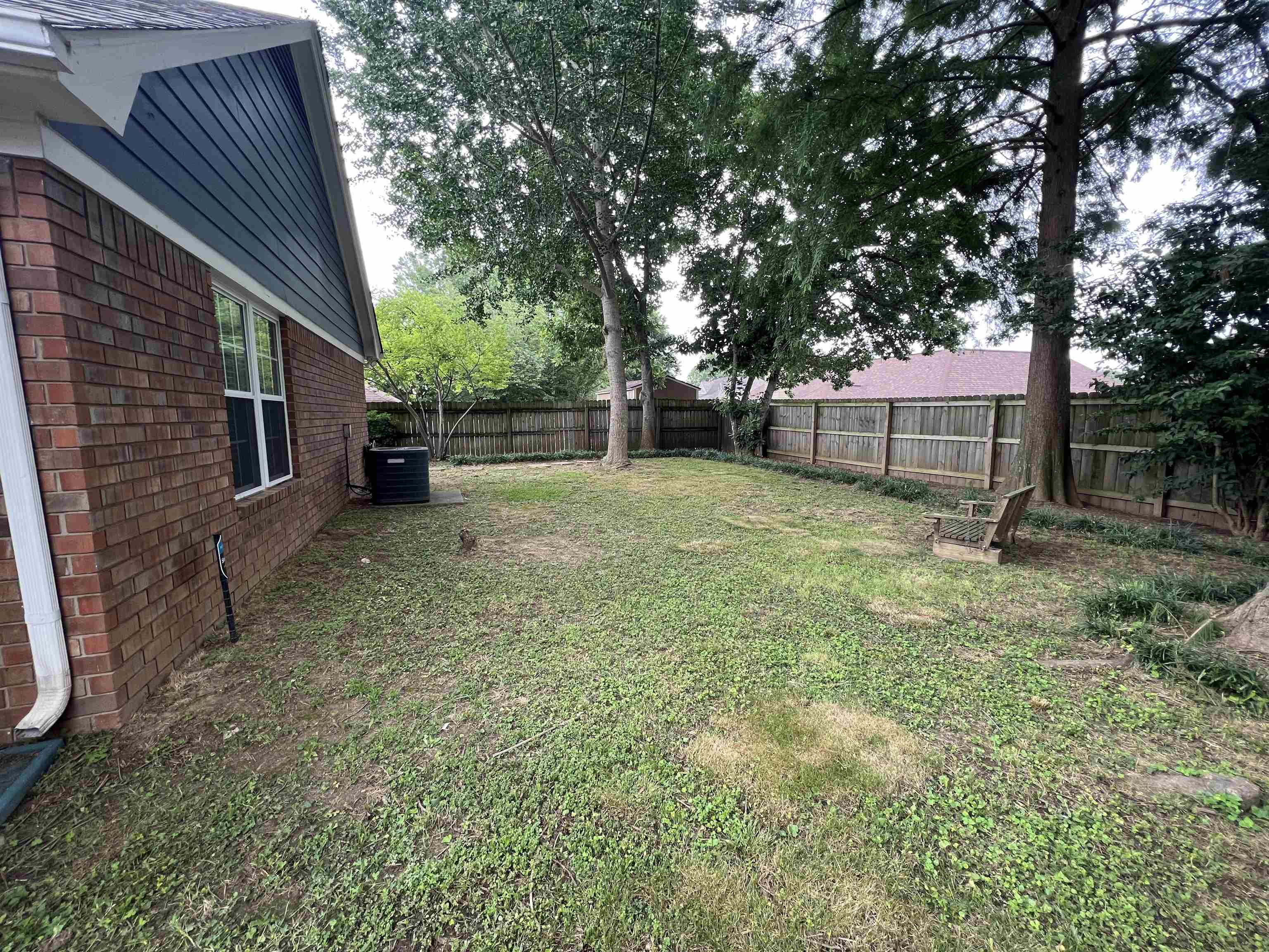 7429 Gingerhill Lane Bartlett, TN 38133 - Photo 13 of 20 a backyard of a house with lots of green space
