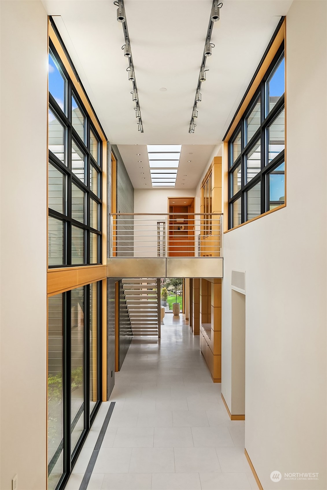 1829 Evergreen Point Road Medina, WA 98039 - Photo 16 of 39 a view of hallway with windows