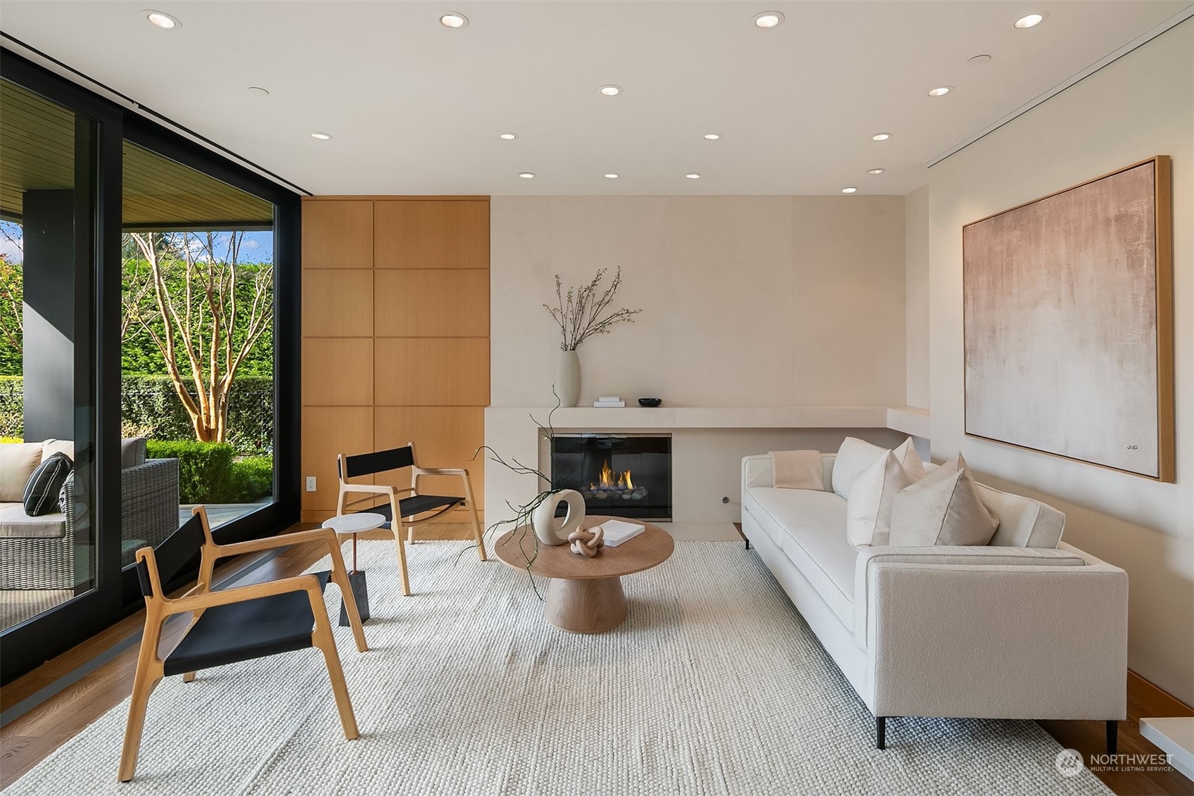 1829 Evergreen Point Road Medina, WA 98039 - Photo 4 of 39 a living room with furniture a window and a potted plant