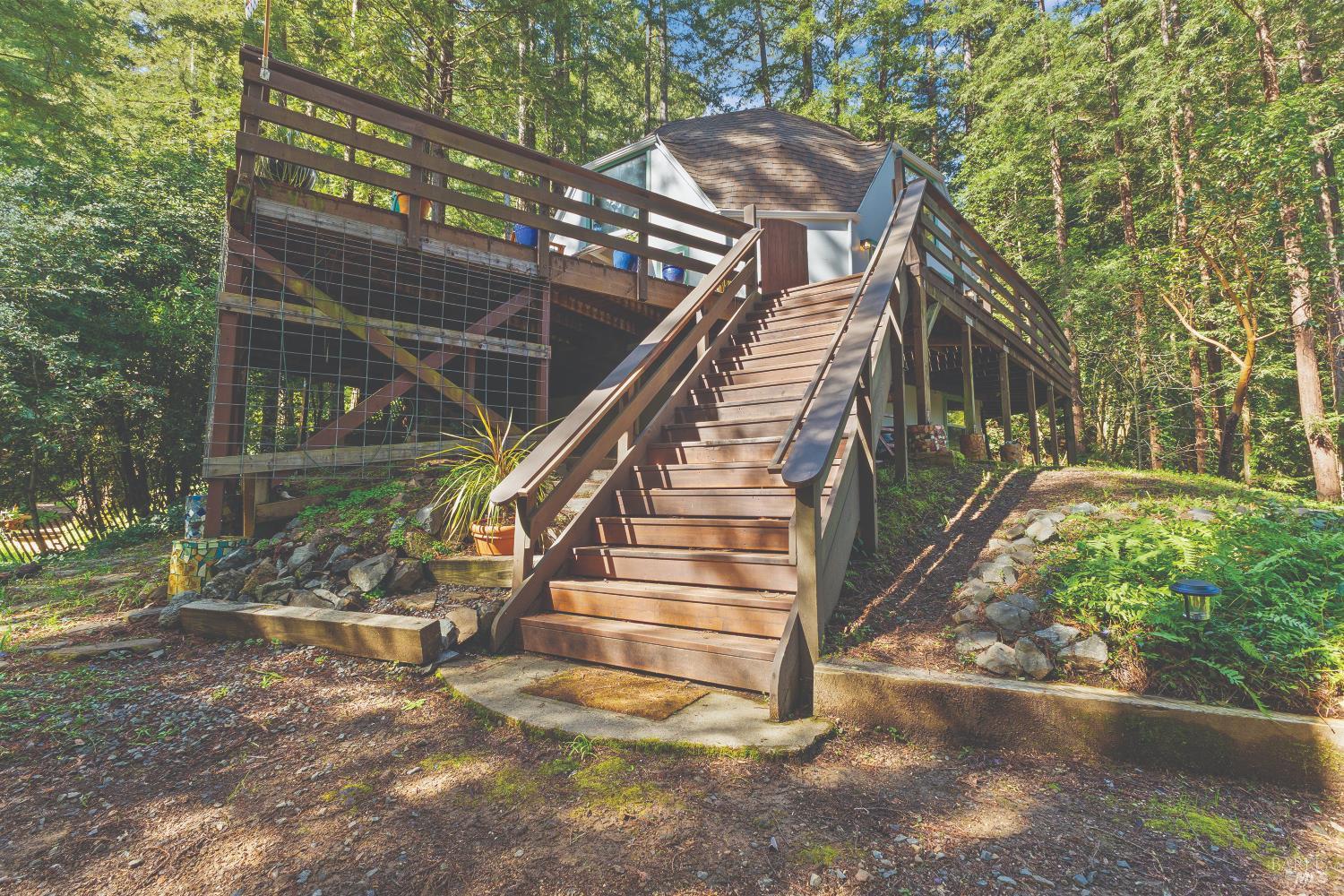 9085 Middle Terrace Monte Rio, CA 95462 - Photo 48 of 77 a view of outdoor space and deck