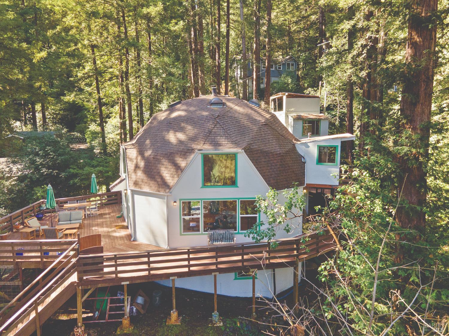 9085 Middle Terrace Monte Rio, CA 95462 - Photo 72 of 77 a view of a brick building next to a yard