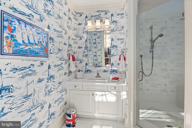 a view of a kitchen with stainless steel appliances granite countertop a stove and a refrigerator