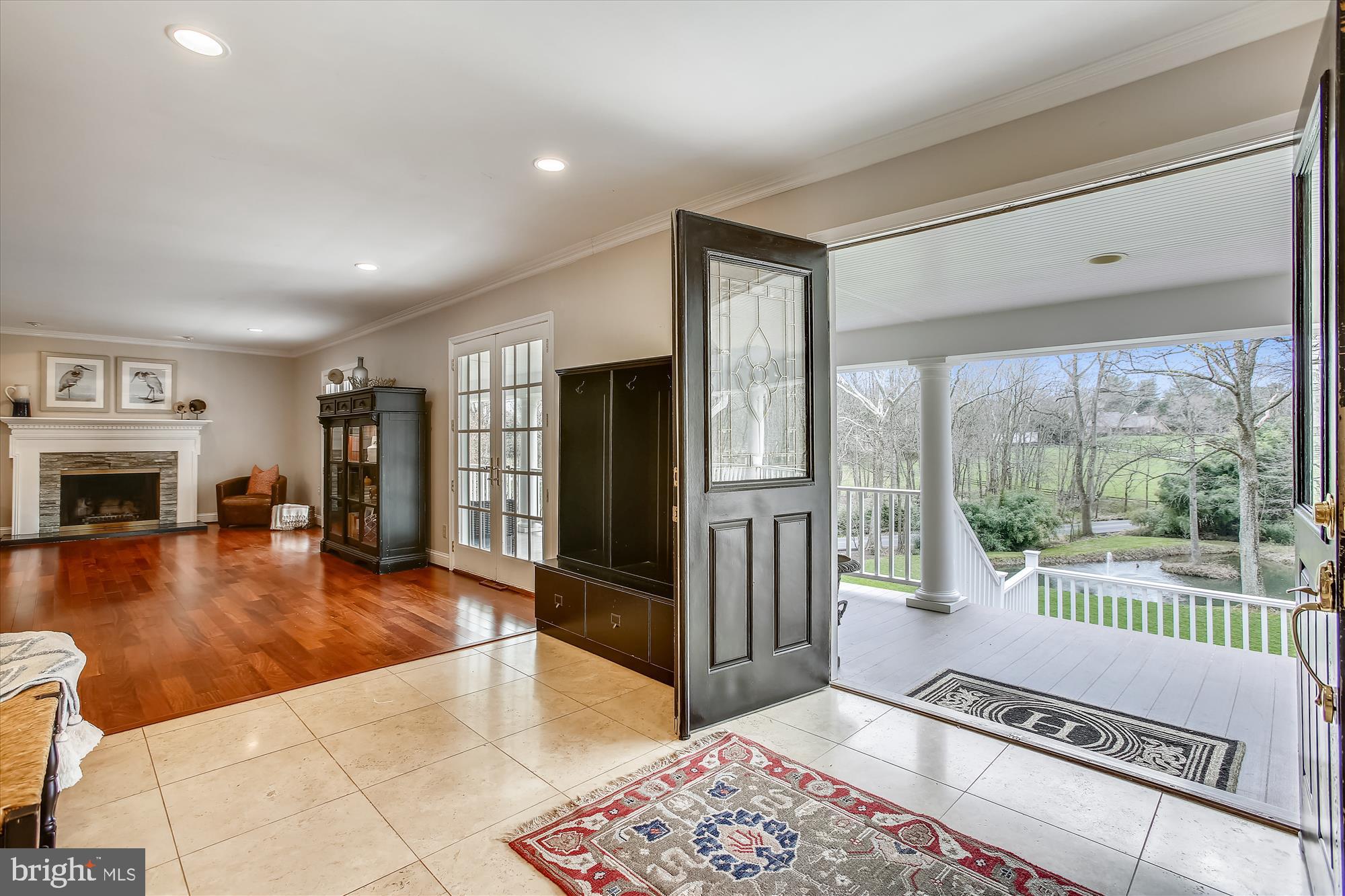 502 Walker Road Great Falls, VA 22066 - Photo 22 of 92 Entry from Main Level Porch