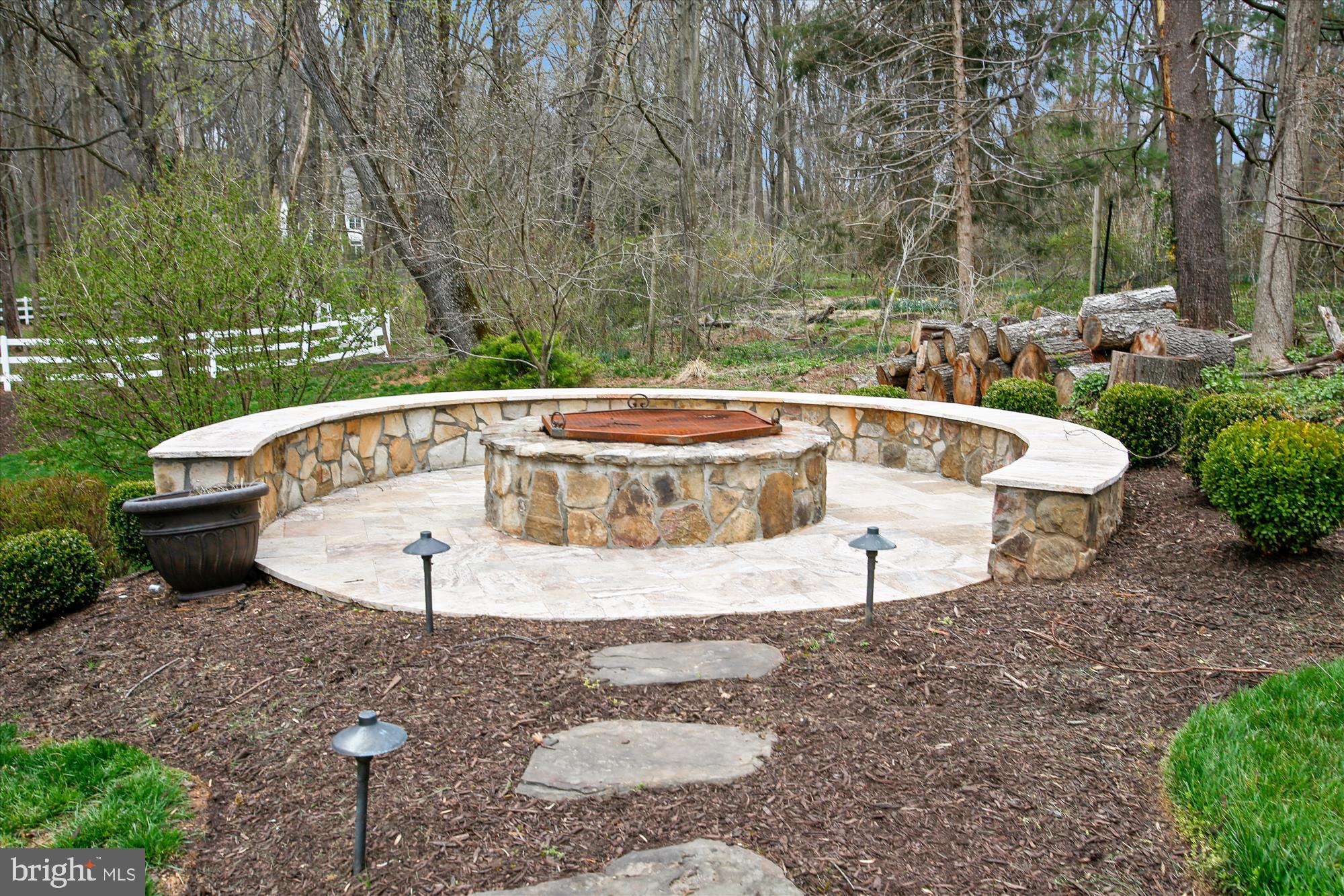 502 Walker Road Great Falls, VA 22066 - Photo 4 of 92 Fire Pit off of the patio