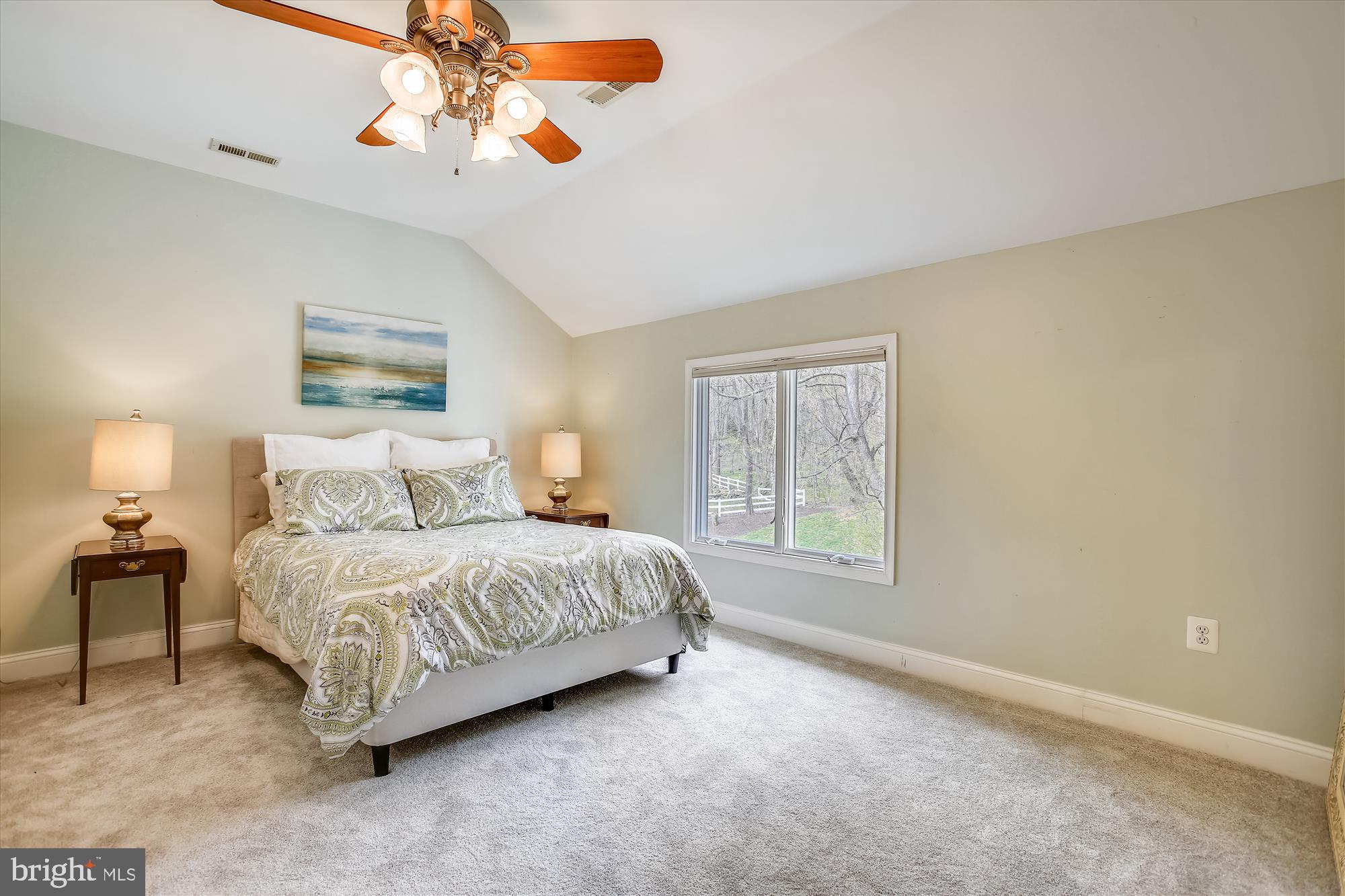 502 Walker Road Great Falls, VA 22066 - Photo 46 of 92 Upper Bedroom w/new carpet and en suite bathroom