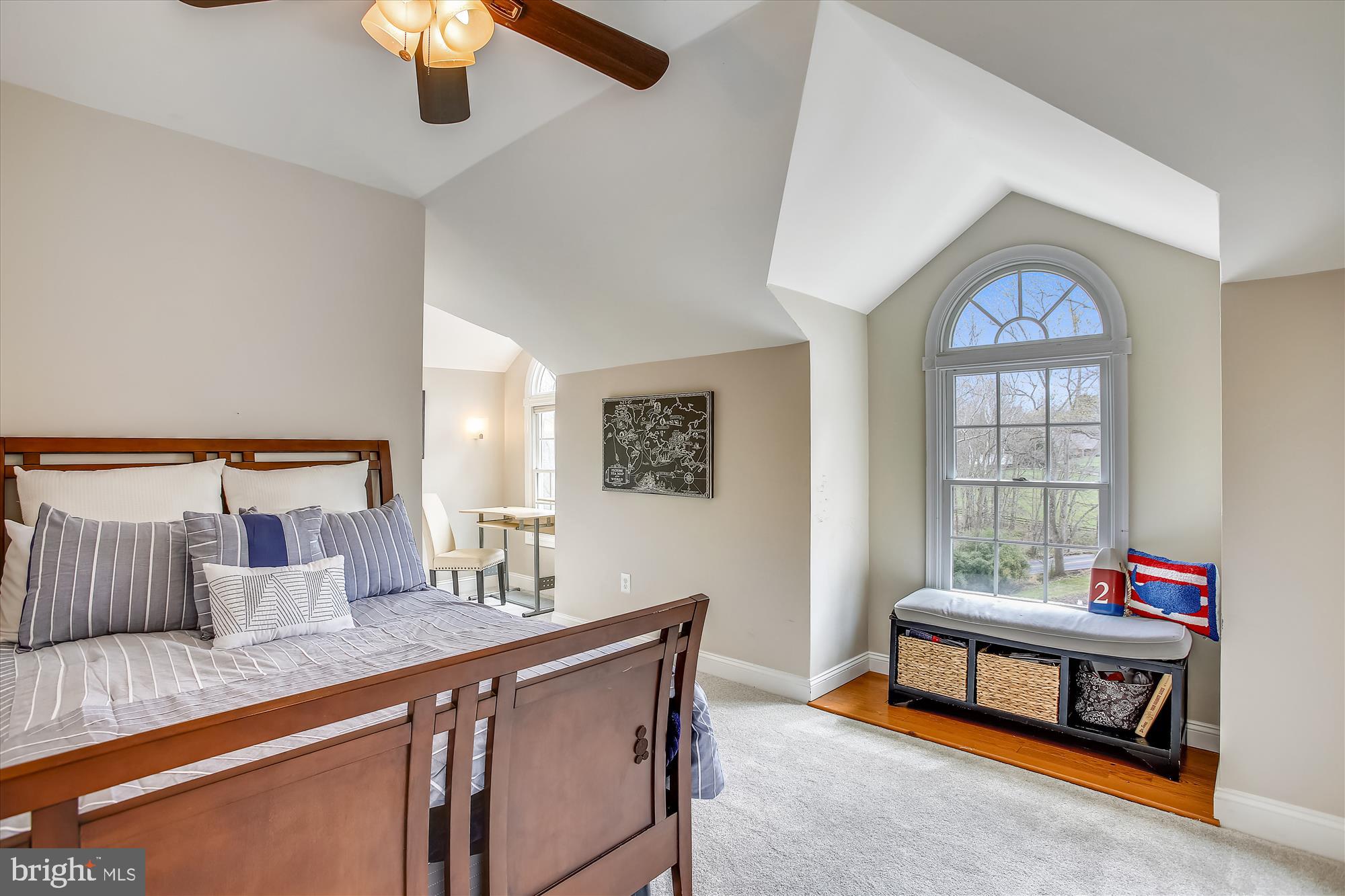 502 Walker Road Great Falls, VA 22066 - Photo 54 of 92 Fourth upstairs bedroom w/new carpet