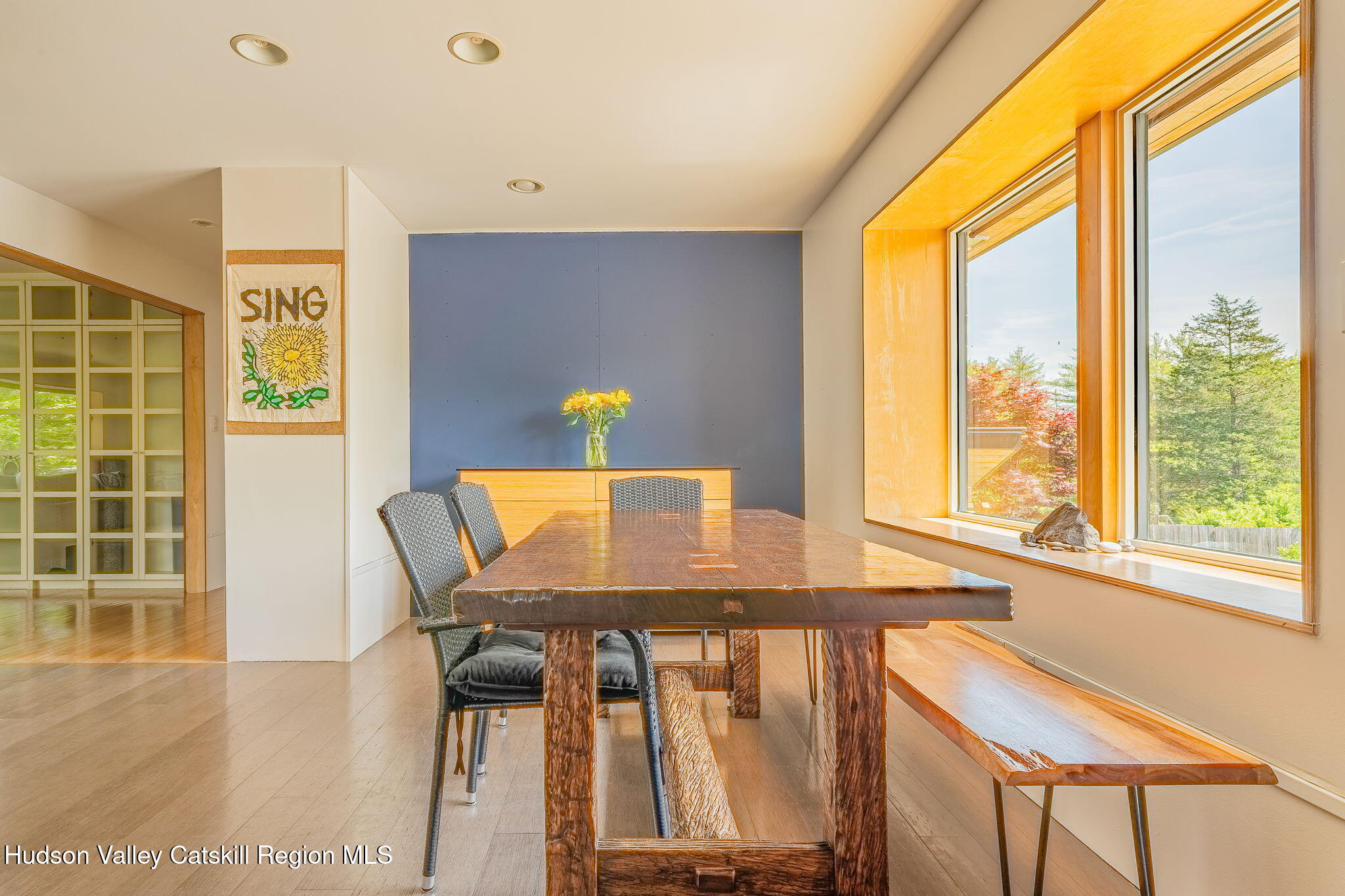 10 Harry Wells Road Saugerties, NY 12477 - Photo 35 of 58 a view of a dining room with furniture and wooden floor