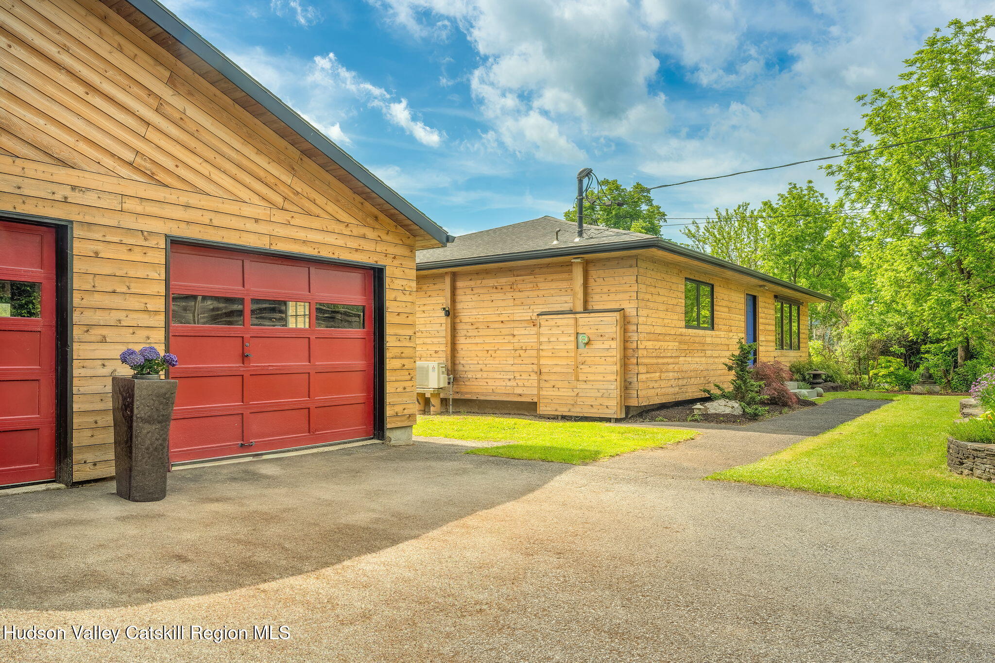 10 Harry Wells Road Saugerties, NY 12477 - Photo 49 of 58 a view of a house with backyard and a garage