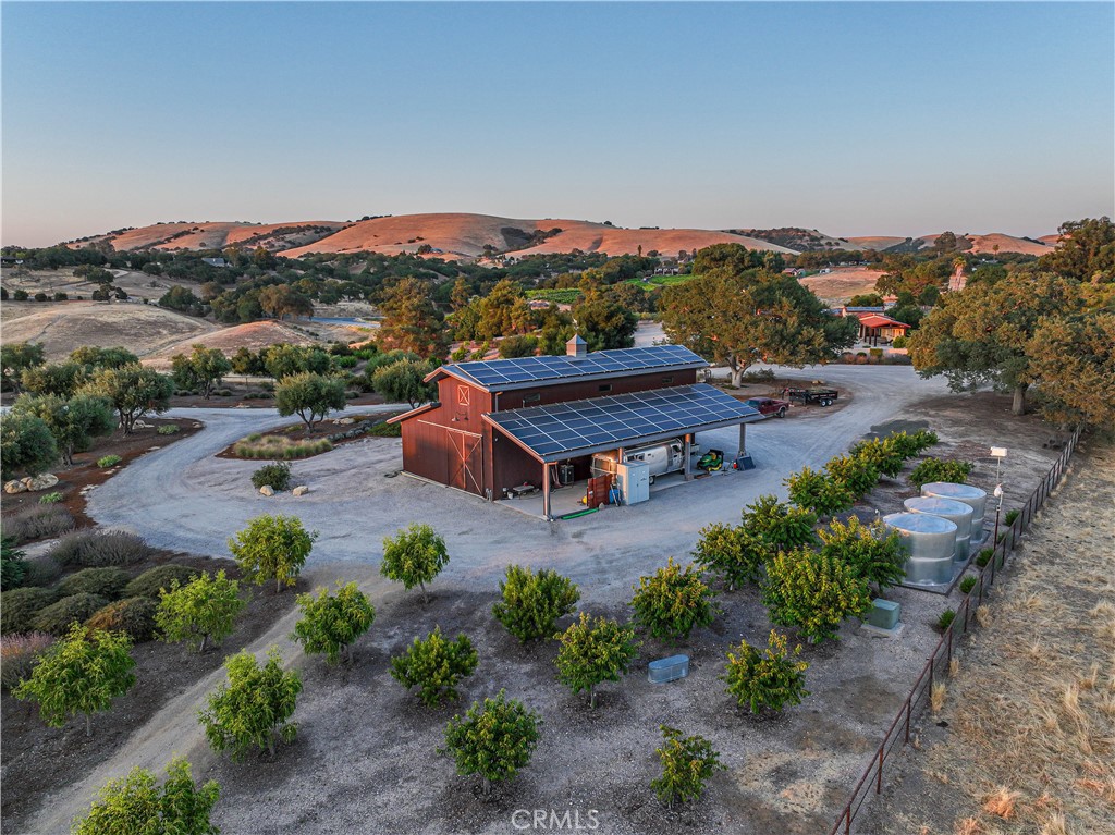 3030 Templeton Road Templeton, CA 93465 - Photo 41 of 75 an aerial view of a house with a garden